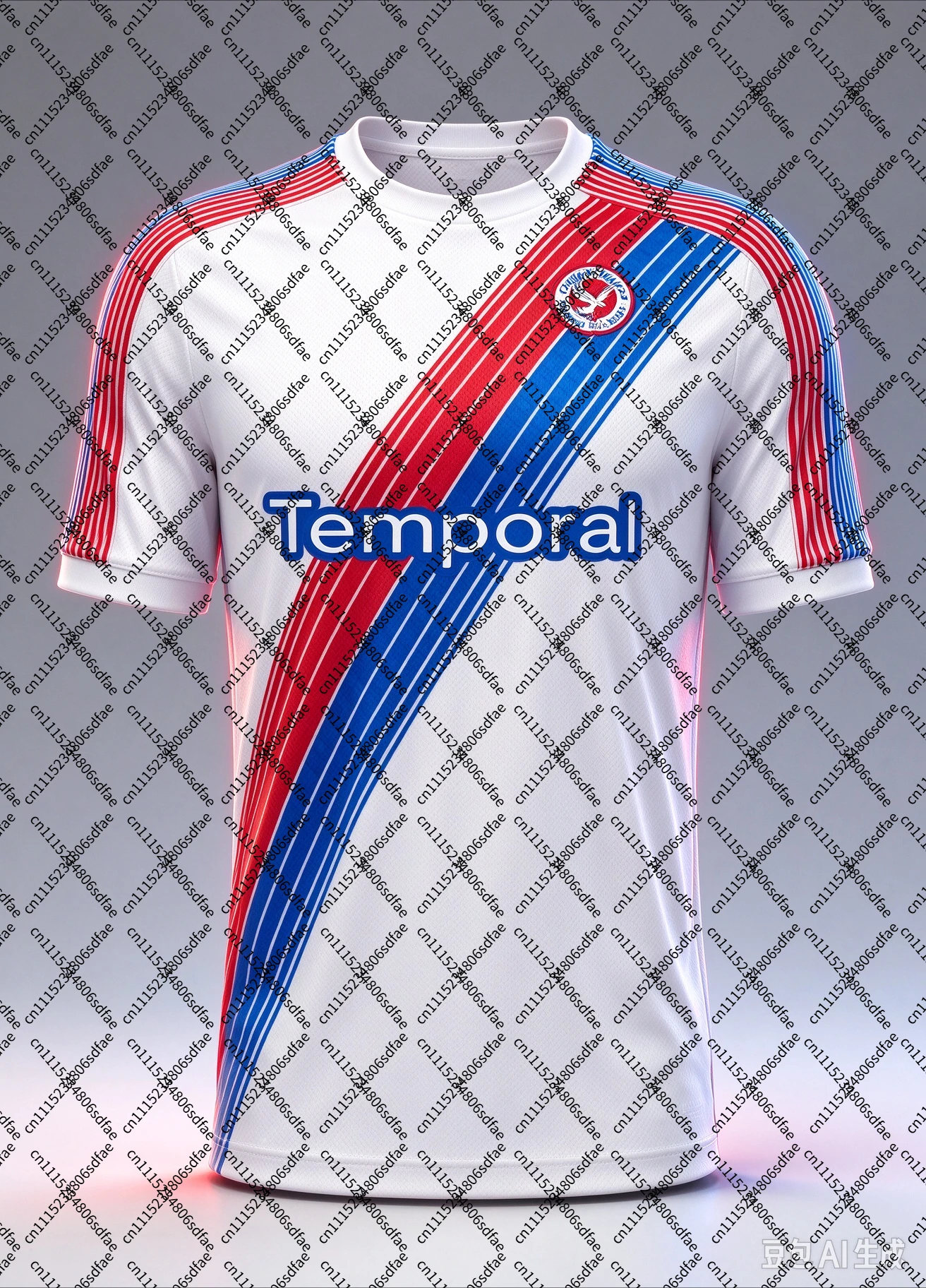 26‑27 Crystal Palace Football Jersey Shirt, Men New Lightning Graphic Sports Tshirt, Training Breathable Quick Drying Sweatshirt