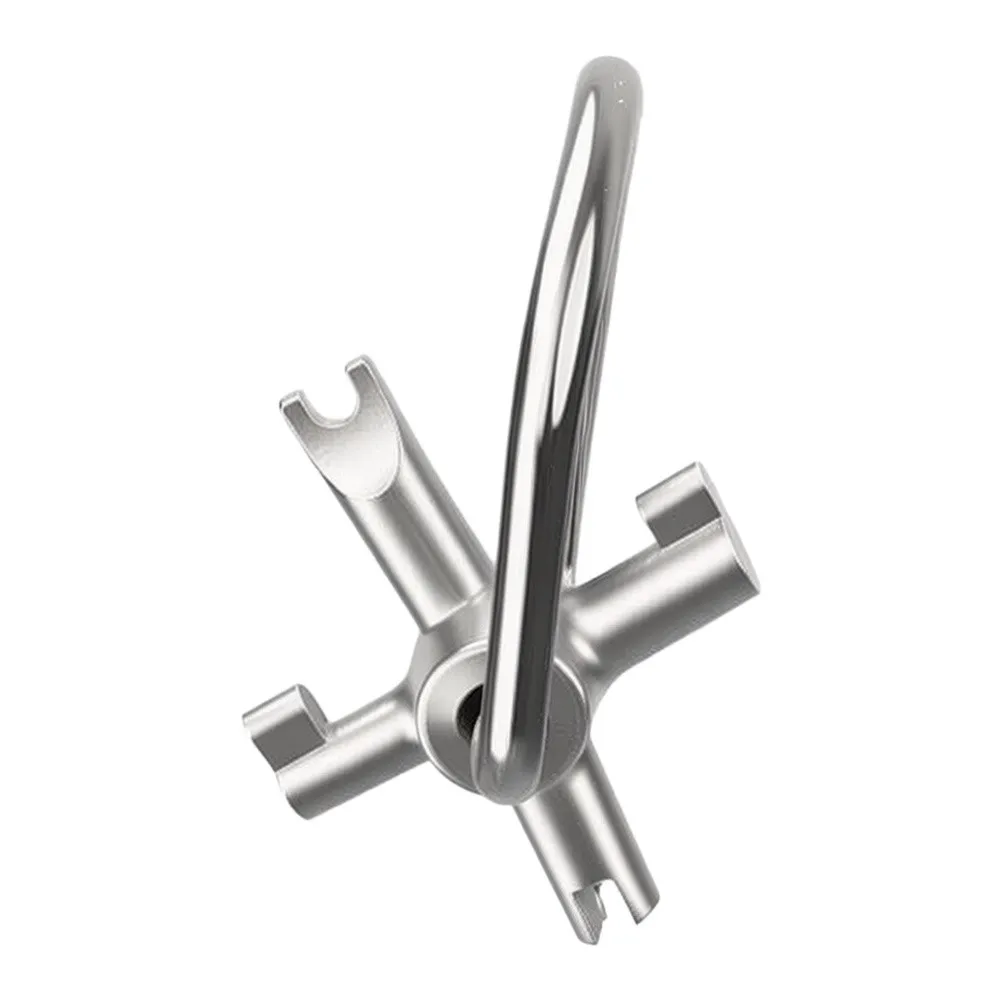 4 In 1 HVAC Refrigerant Locking Cap Key Tool For R22 R410A Systems Multi Wrench, Maintenance Repair Tools