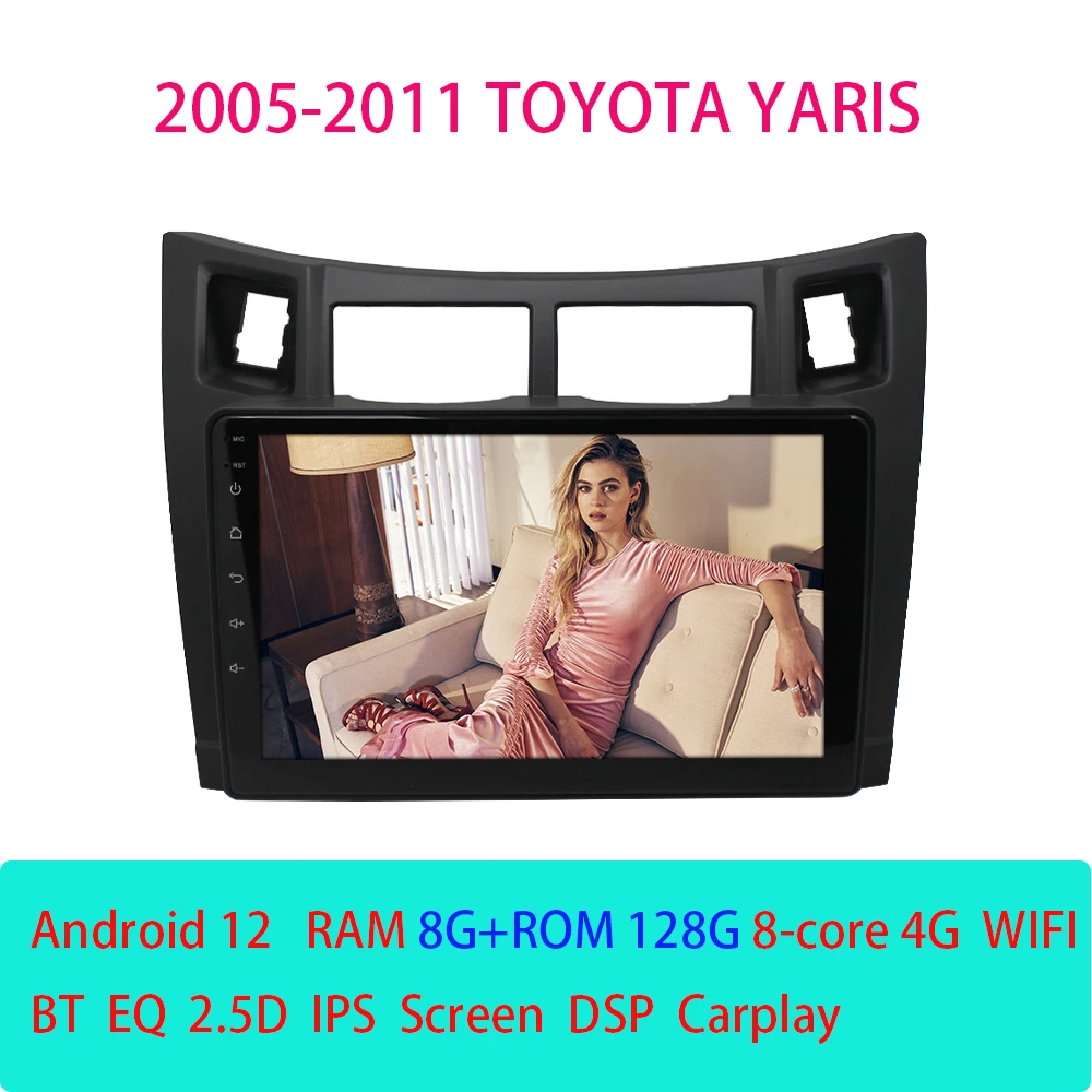 For Toyota Yaris 2005 - 2012  Multimedia GPS autoradio