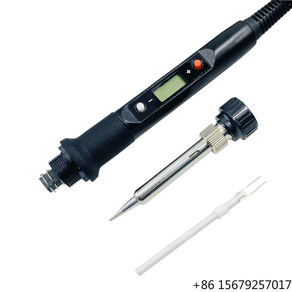 Digital Electric 80W Soldering Iron Kit 110V/220V 908S Adjustable Temperature Welding Tool Ceramic Heater Conical Tips