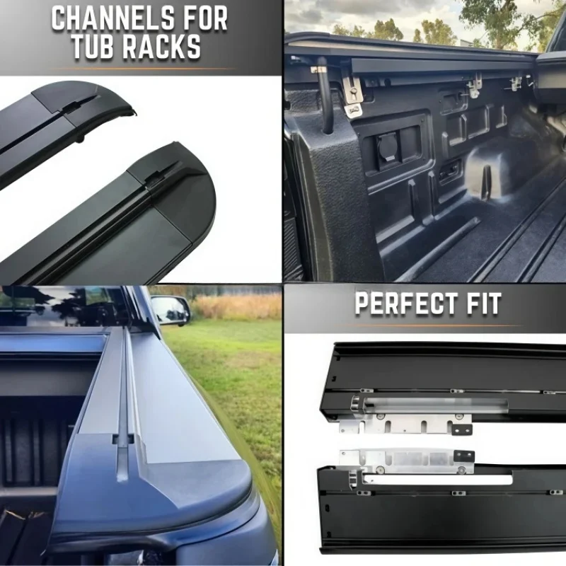 

Factory Hot Sale High Quality Roller Shutter Lid Waterproof Tonneau Truck Bed Cover Sierra 00 AT4 SLT RAM .Ft