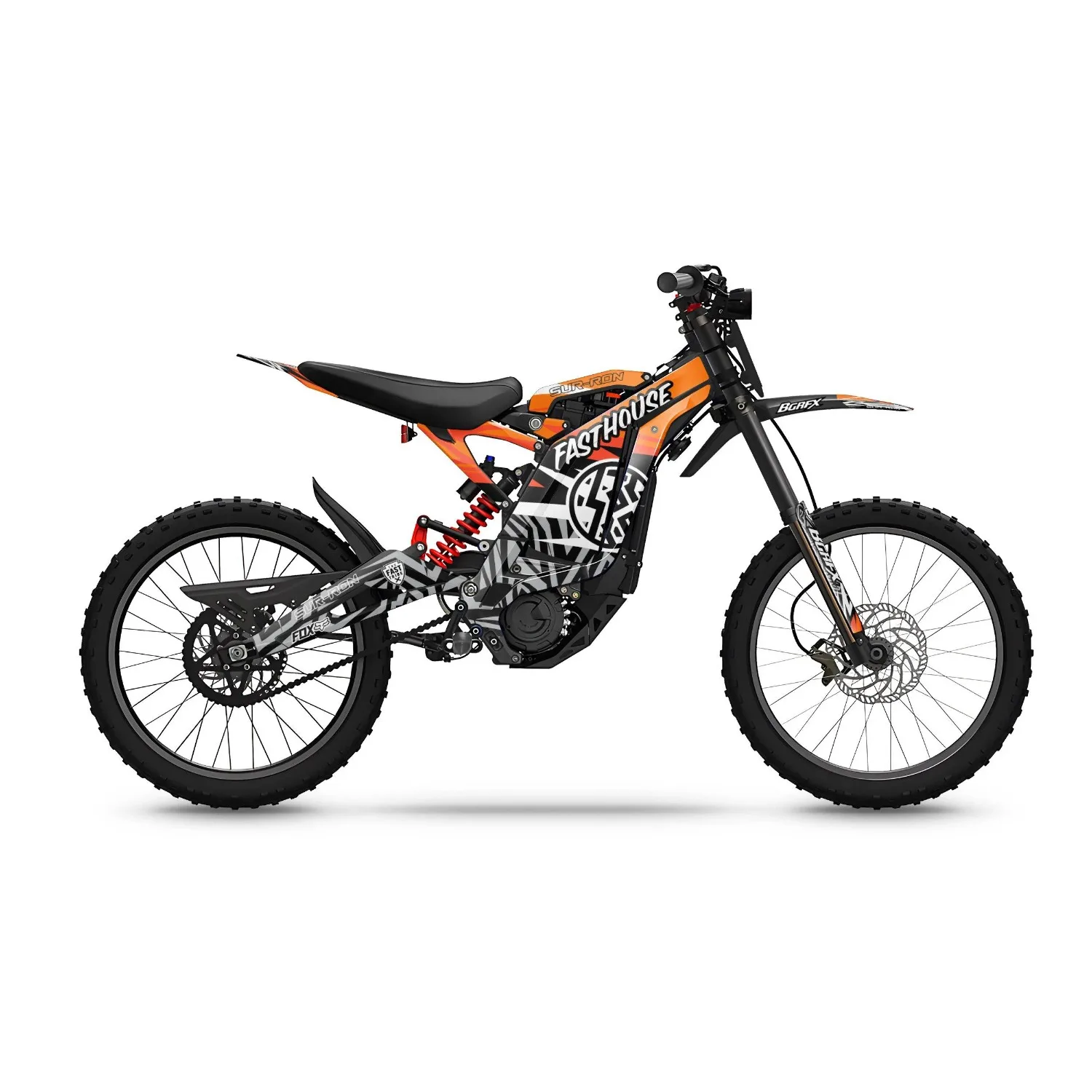 Motorcycle Body Fairing Sticker Decal Protective  eBike eMoto Full Graphic Kit For Surron Light Bee X  Design -14