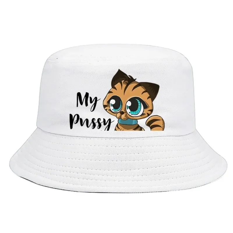 Pussy Eater Daily Bucket Hat Summer Foldable Bucket Hat Man Women Harajuku Graphic Unisex Outdoor Sunscreen Fishing Hunting Cap