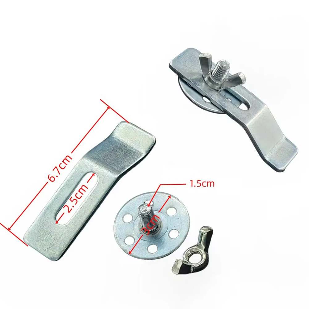 Silver Ed Steel Undermount Sink Clips Undermount Support Heavy Duty Silver Ed Zinc Plated Steel Silver Ed Steel