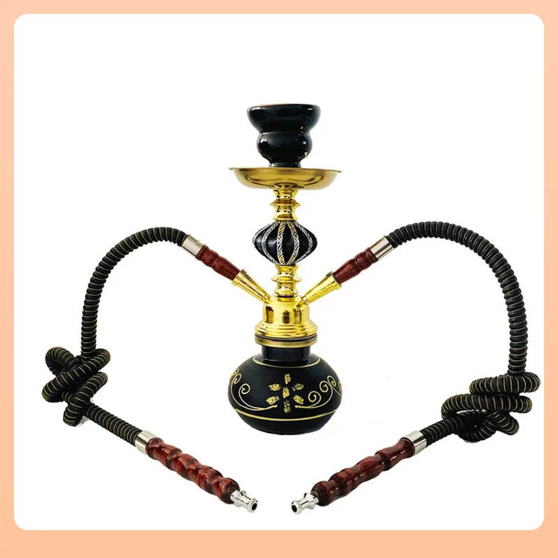 

Arabian hookah golden aluminum ball small kettle