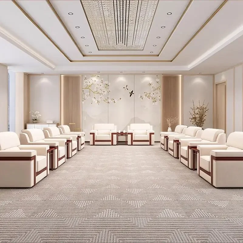 VIP Reception Hall Sofa Meeting Room Business Sofa Office Meeting Room Great Hall Single Conference Sofa