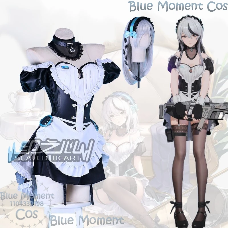 Apprentice Maid Enigma Cosplay Costume Wig Uniform Dress Game Anime Cosplay Women Girl Sexy Outfit Snowbreak: Containment Zone