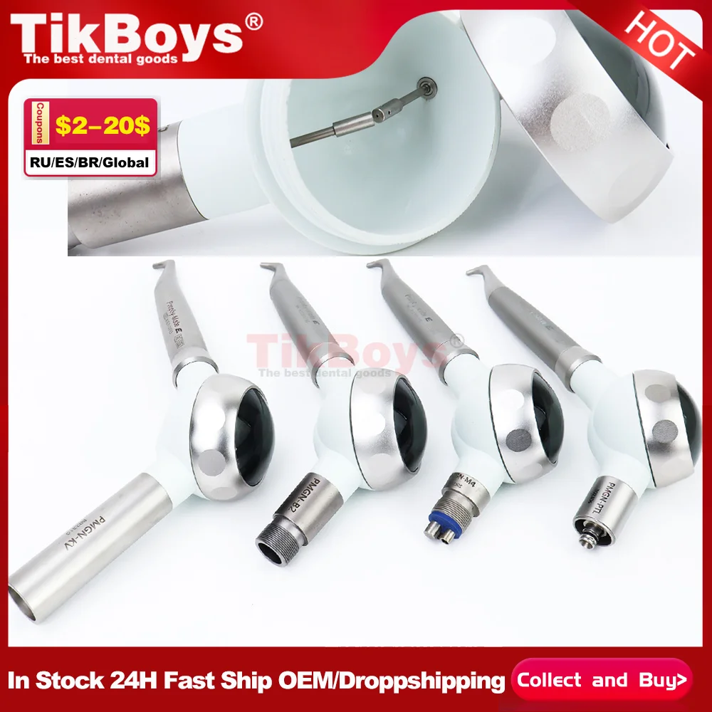 

Dental Air Polisher For NSK PROPHY-MATE Teeth Whitening Polishing Sandblasting Machine Handpiece Tools Jet 4Holes Handle Tips