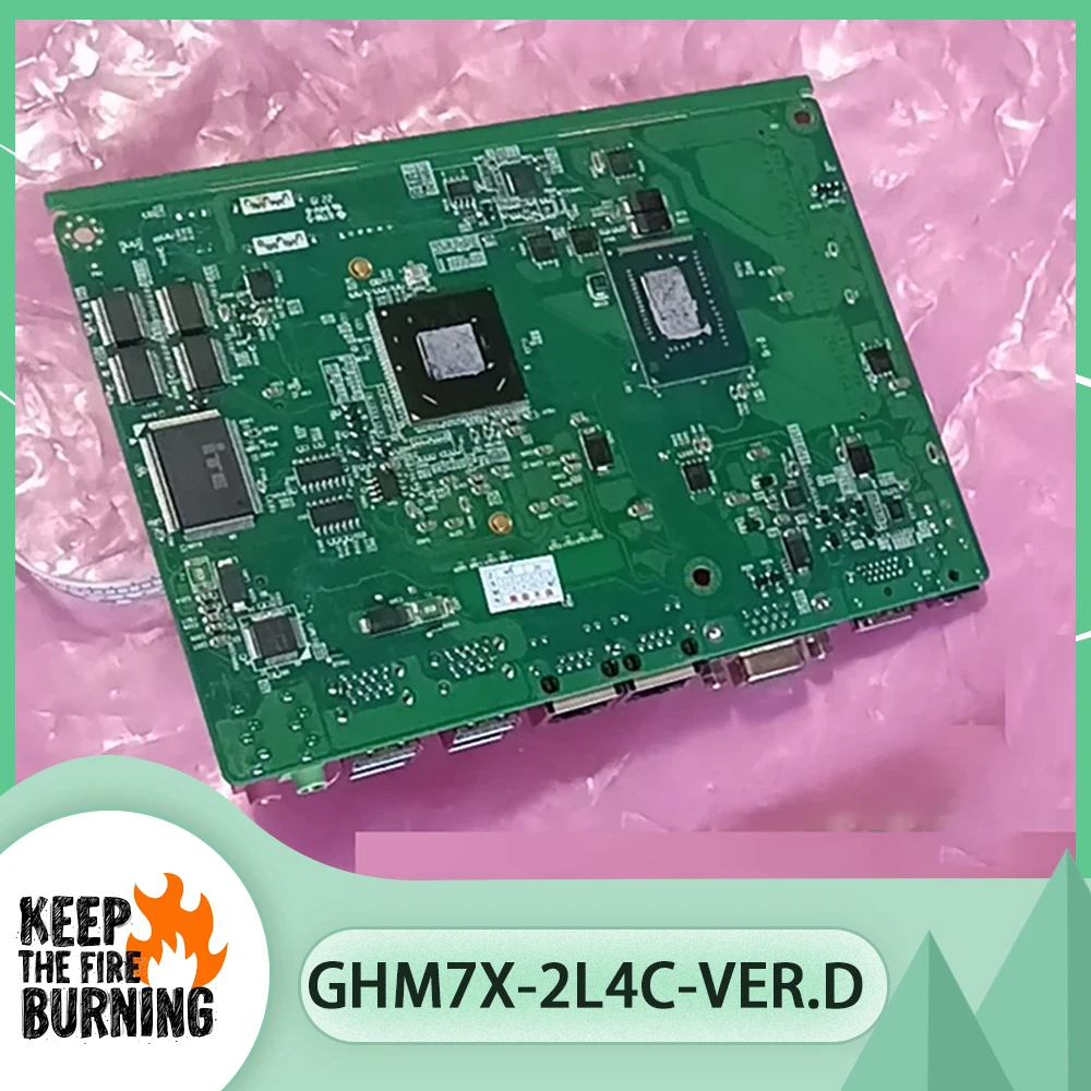 For Industrial Control Motherboard Dual Net-work Port GHM7X-2L4C-VER.D