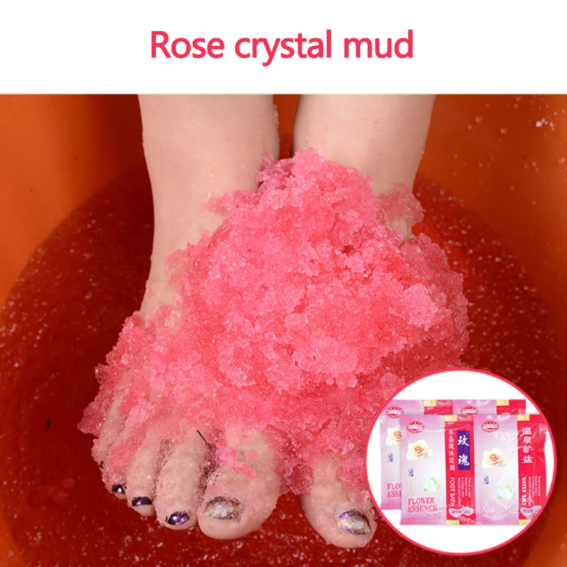 10 bags of lavender crystal jelly foot therapy water therapy foot salt exfoliating scrub foot therapy jelly