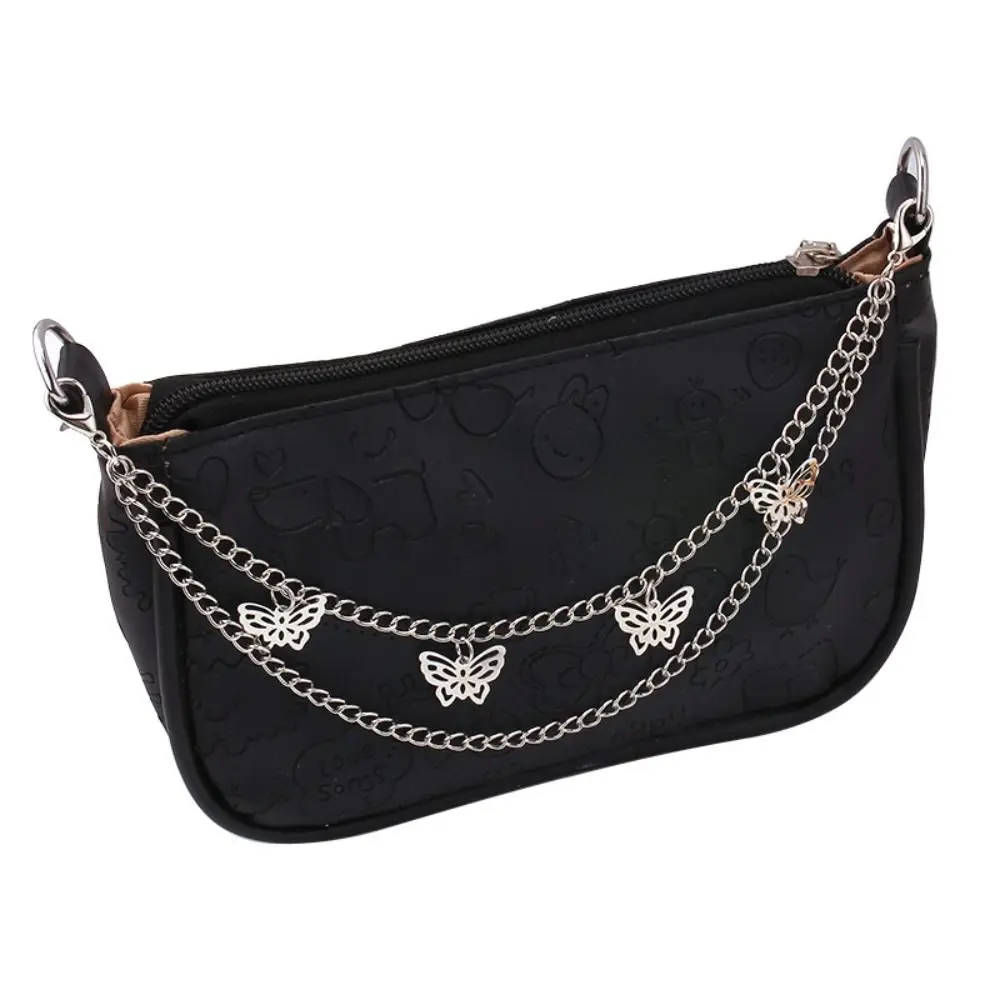 Butterfly Metal Bag Chain Star Heart Multi-layer Metal Chain Strap DIY Handles Bag Decorative Chain Women Bag Accessories Women