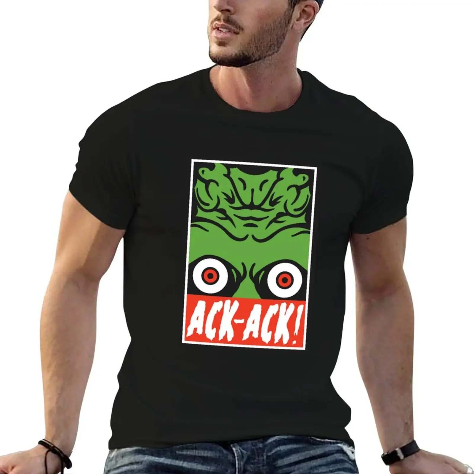 ACK-ACK! OBEY! T-Shirt aesthetic clothes plus sizes graphic shirts mens t shirts