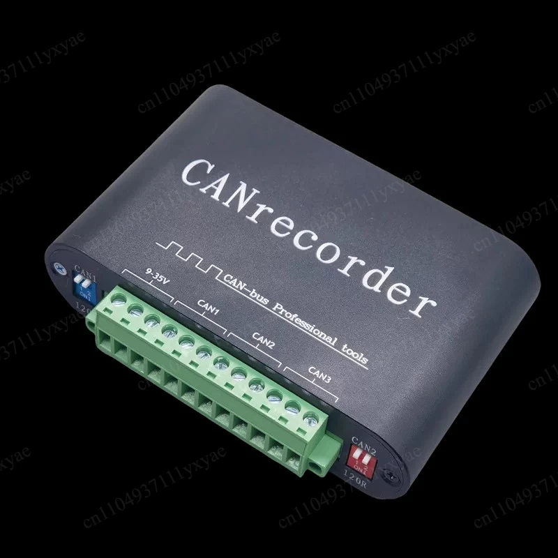 CAN bus data logger, offline recording and broadcasting, offline playback, relay, battery powered SD card storage