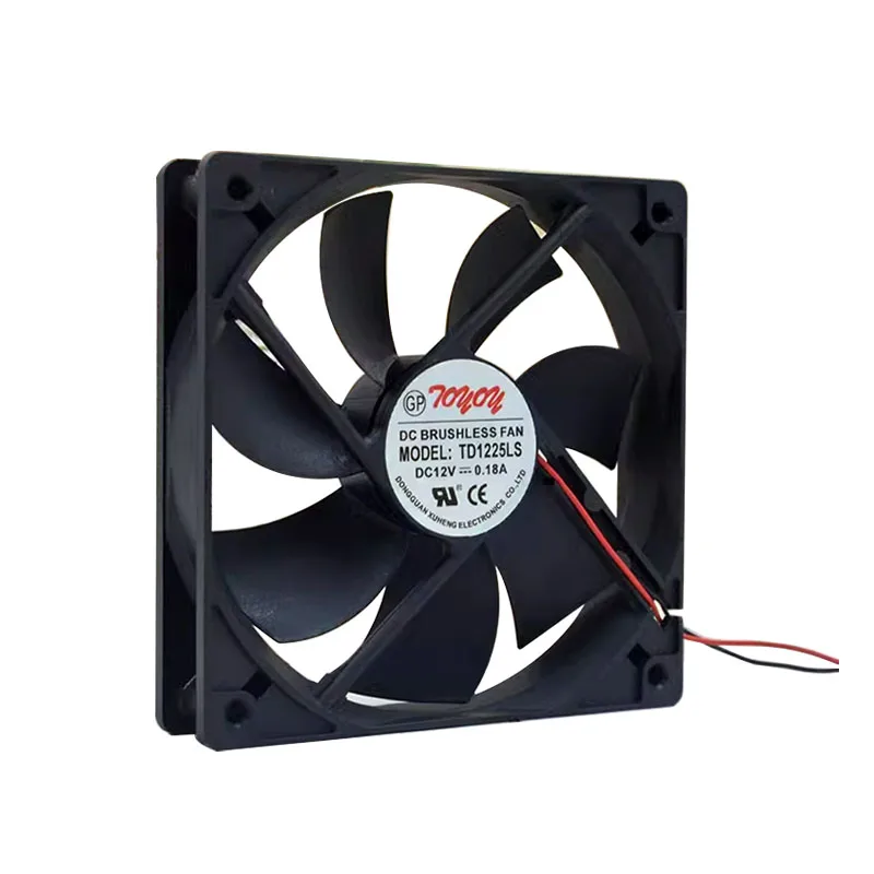 

НОВЫЙ ОРИГИНАЛЬНЫЙ TD1225LS 12 В 0,18 А 12025 120*120*25 мм 12 см охлаждающий вентилятор