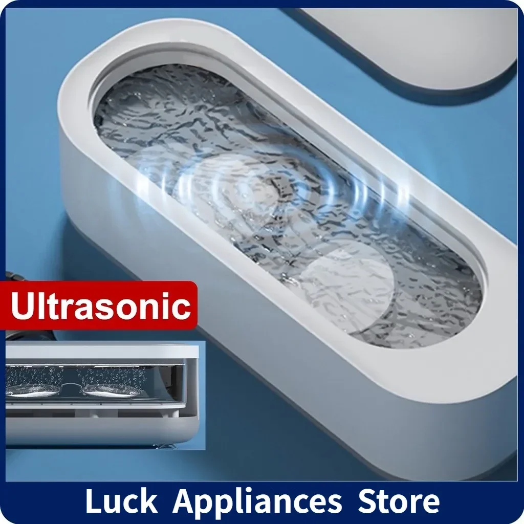 Portable Ultrasonic Cleaning Machine High Frequency Vibration Wash Cleaner Remove Stains Jewelry Watch Glasses Washing Machine