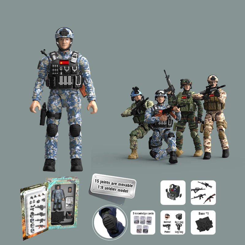

Army Men Soldiers Action Figure Movable Action Figures Play set Military Weapons Modle For Kid Boy Children Gifts
