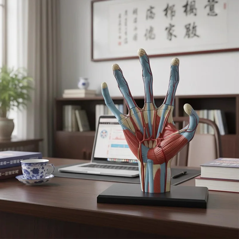 

4D анатомическая модель руки человека, 28 деталей, головоломка, сборка скелета, анатомическая модель