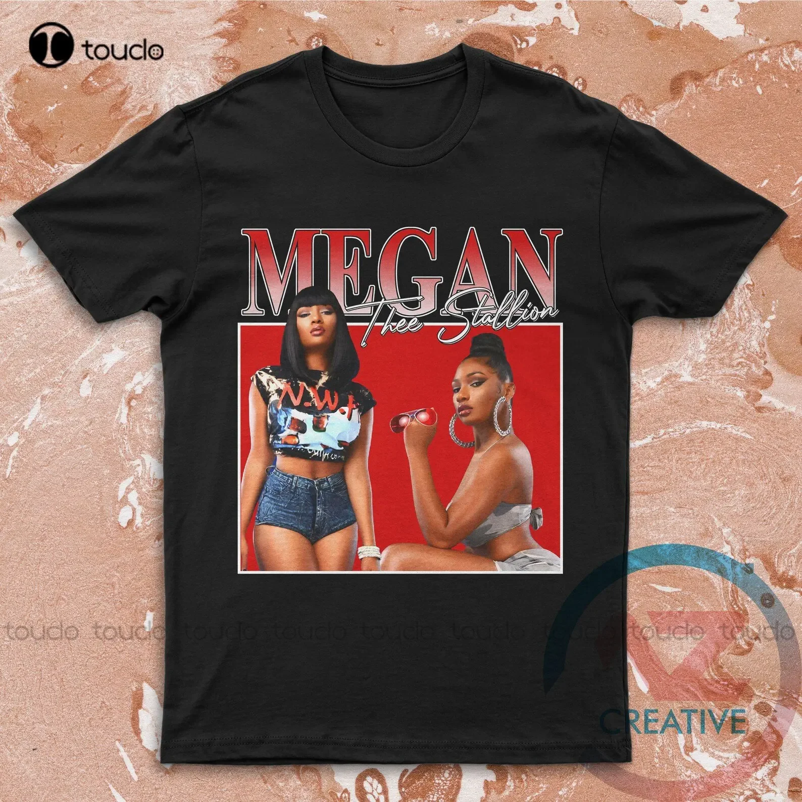 Megan Shirt Thee Stallion Vintage Inspired 90'S Rap Megan Thee Stallion Casual Shirts For Women Custom Gift Xs-5Xl Printed Tee