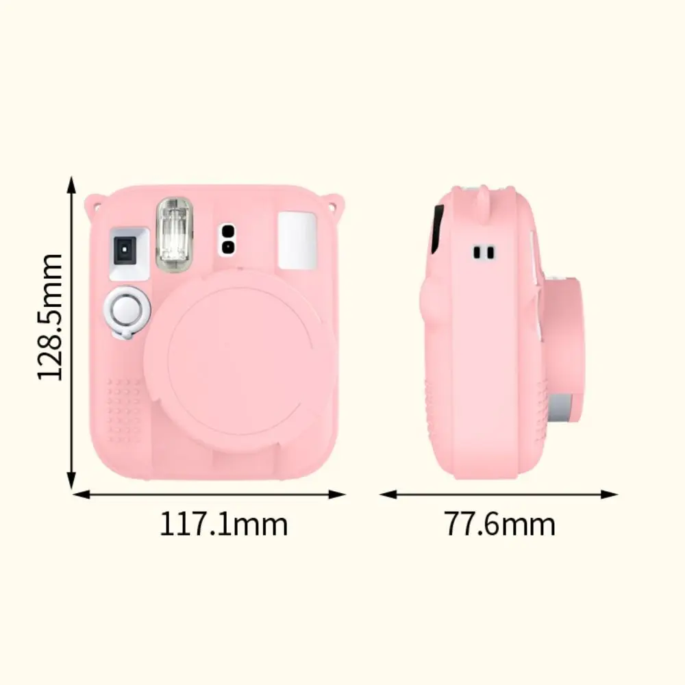 Anti-fall Silicone Camera Case Shockproof Lightweight Camera Protective Cover Comfortable Drop-Proof for FUJIFILM Instax Mini 13