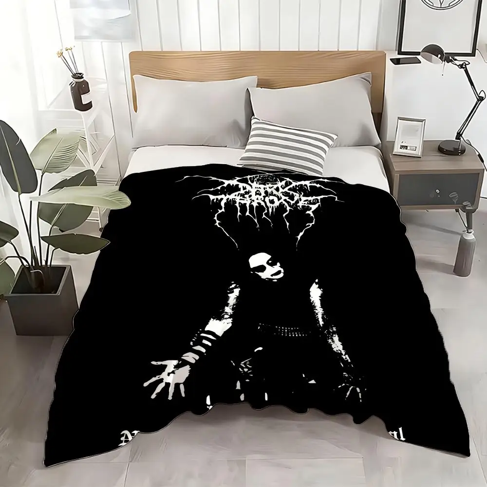 

Плед Classic D-Darkthrone Band, уютный, мягкий, фланелевый, легкий, приятный для кожи, для дивана, кровати, офиса и путешествий