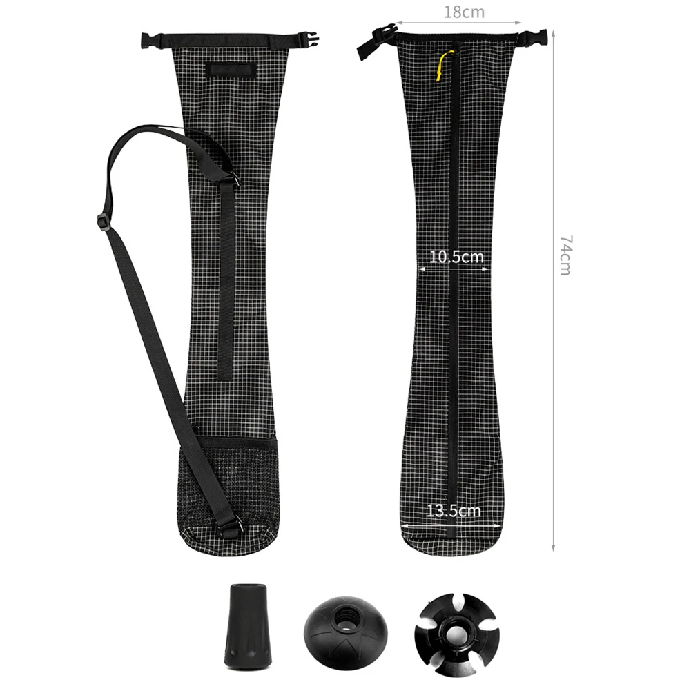 Outdoor Hiking Weight About 130g Hiking Carrying Pouch Adjustable Strap Bag Double-layered Bottom Easy To Carry Outdoors