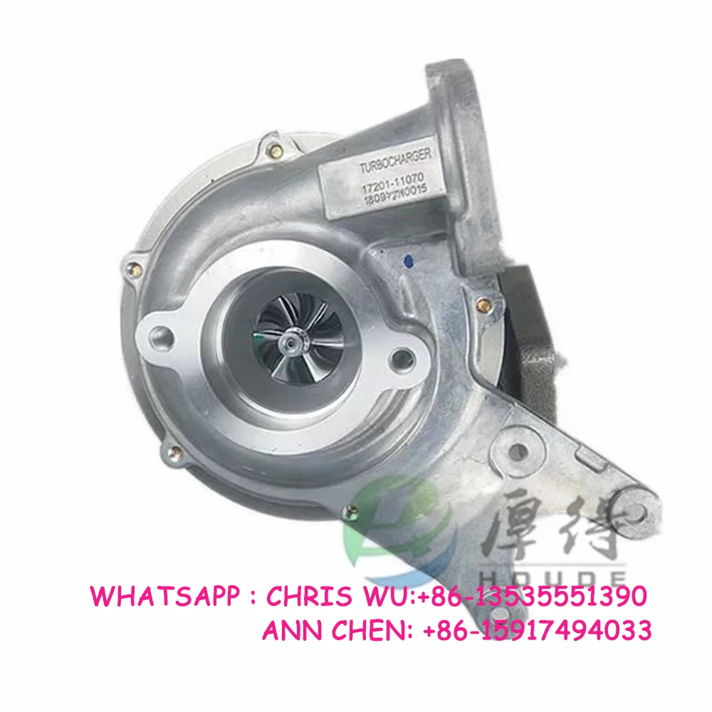 17201-11080 17201-11070 Turbo CT16V  For Toyota Hilux Prado 1GD FTV  2GD Engine 1720111080 Supercharger With Gaskets 2.8L