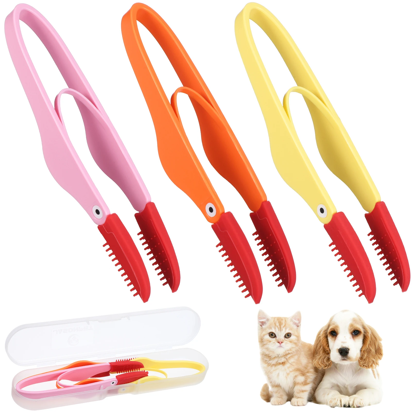 

3 pcs Tear Marks Brush Dog Cat Grooming Cleaner Eye Small Pets Tool Bunny Rat Dog Brushes For Grooming Supplies