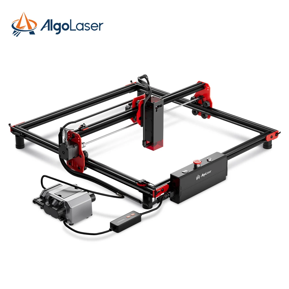 App Control AlgoLaser Laser Engraving Machine 10W High Power Cutting Machine Built-in Air Assist with Two Pumps for Wood Metal