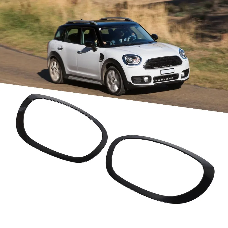 Headlight Trim Ring 1/2pcs Fade Proof Easy To Install Headlamp Trim Ring Cover 51138739351 for Cooper F60 Countryma 2017 ~2021