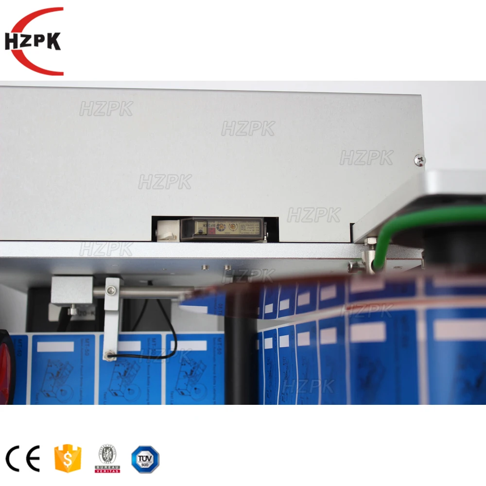 HZPK MT-60 Desktop Square Bottle Jar Self Adhesive Sticker Applicator Semi Automatic Labeling Machine