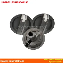 3Pcs AC Heater Control Knob Switch UB9B61195 UB9C61195 For Ford Ranger PK 2009-2011 Car A/C Control Knob
