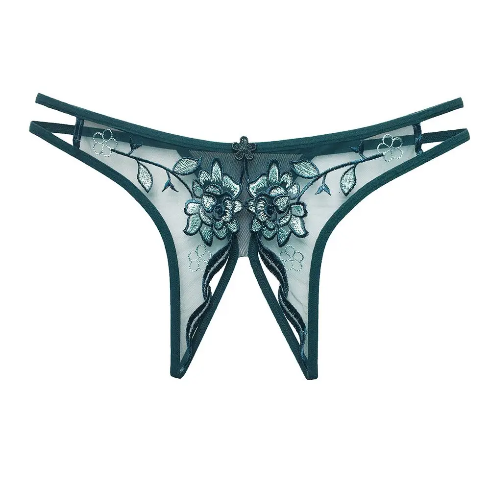 

Lingerie Sexy Lace Open Crotch Crotchless Transparent G Strings Panties Thongs Underwear