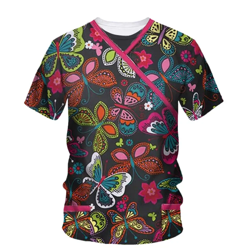 New Personalized Creative 3d Printing Men's T-Shirt With Graffiti Design Unique Pattern High Quality Fashion Round Neck Clothing