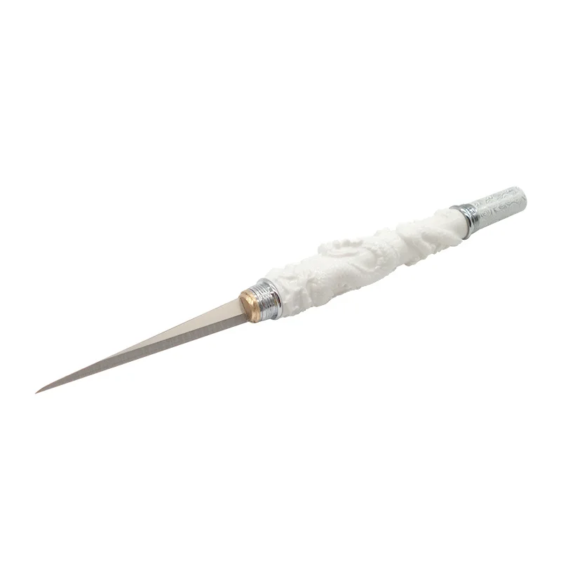 

Chef Ceramic Little White Dragon Food Carving Master Knife