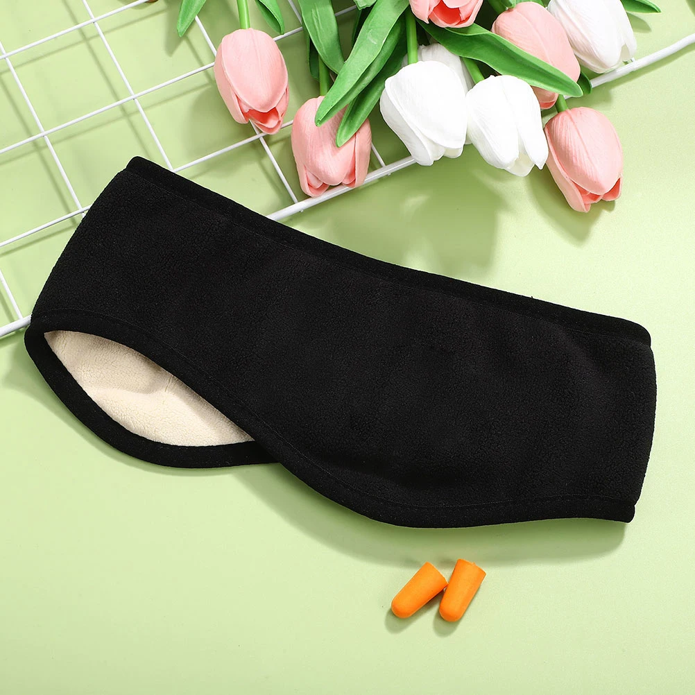 2 قطعة يفشل دافئة للنساء الرجال قابل للتعديل اصطف الضوضاء حجب النوم الأذن يغطي الشتاء لا ضغط تدفئة الأذن عازلة للصوت #2