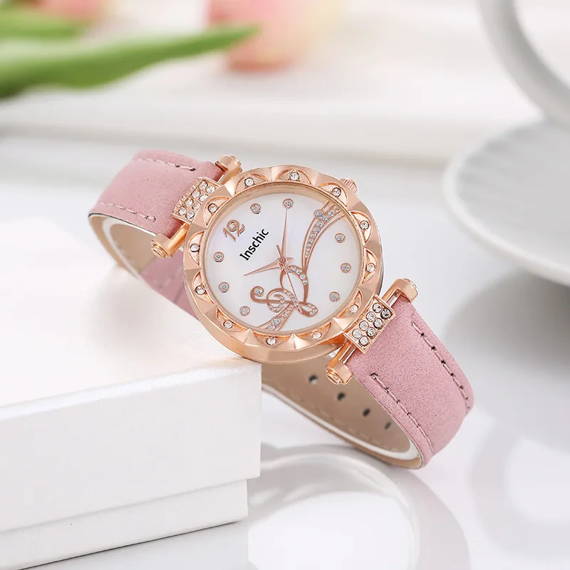 

Fashion Women Business Watches Simple Ladies Dress Leather Music Notes Quartz Watch Womens Bracelet Wristwatches Student Watches