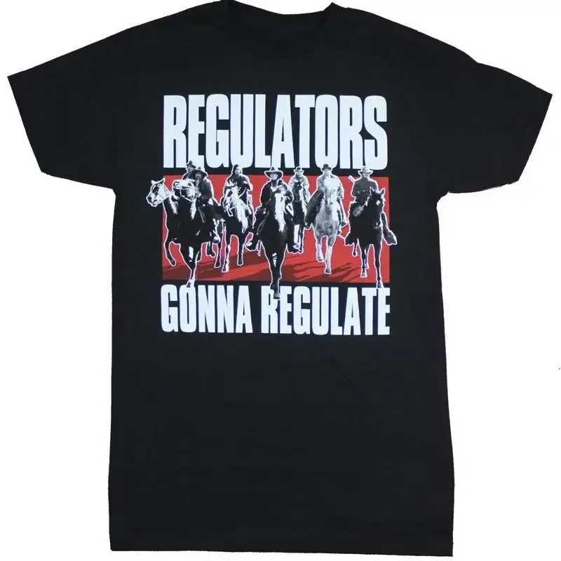 Young Guns Mens T Shirt Regulators Gonna Regulate Horse Image