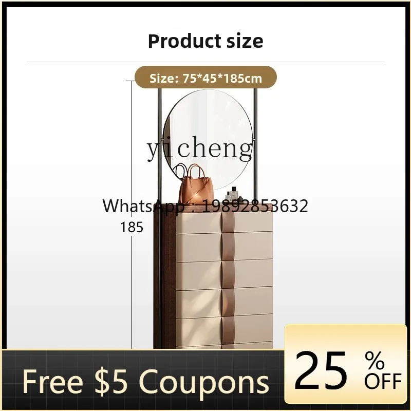 

AA premium Italian minimalist jewelry cabinet, chest cabinet, premium villa light luxury storage cabinet