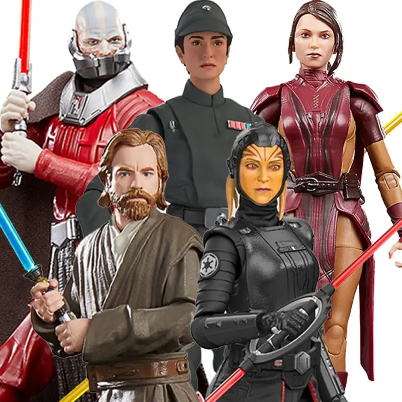 

Набор 6-дюймовых фигурок Hasbro Star Wars: Дарт Малак, Оби-Вана и Бастила Шань, официальные фигурки из 3 предметов, быстрая доставка!