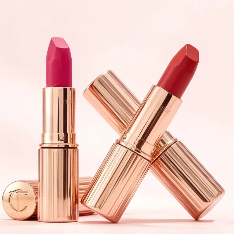 Charlotte Tilbury Silky Smooth Lipstick Solid Lip Gloss Does Not Stick To The Glass Water Glow Collagen Mirror glass Lip Gloss