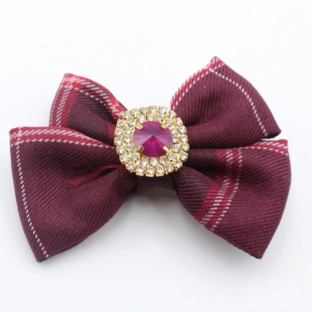 New 30 pieces 21MM Round Double Row Diamond Inlaid Protein Acrylic Four Hole Buttons DIY Sewable Clothing Bow Accessories