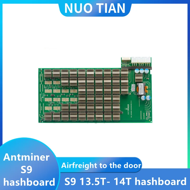 Used Antminer s9 13.5T- 14T hashboard SHA256 14nm Asic Miner Btc Miner low power consumption can be installed S9 13.5T-14T