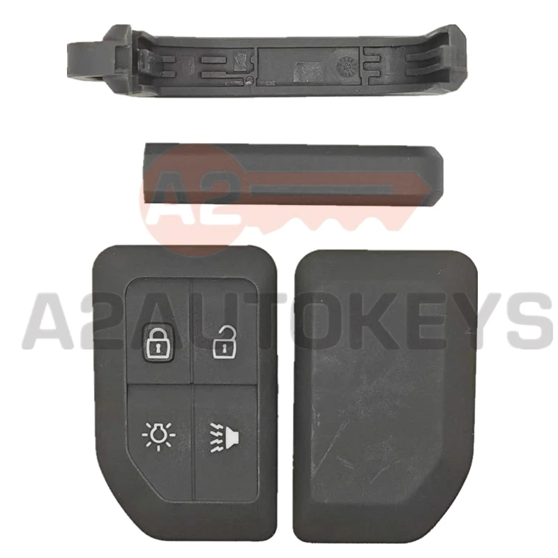 A2AUTOKEYS For Volvo FM FH16 Truck Car Smart Key Housing 4 Buttons 433 MHZ Car Remont AUTO Smart Key