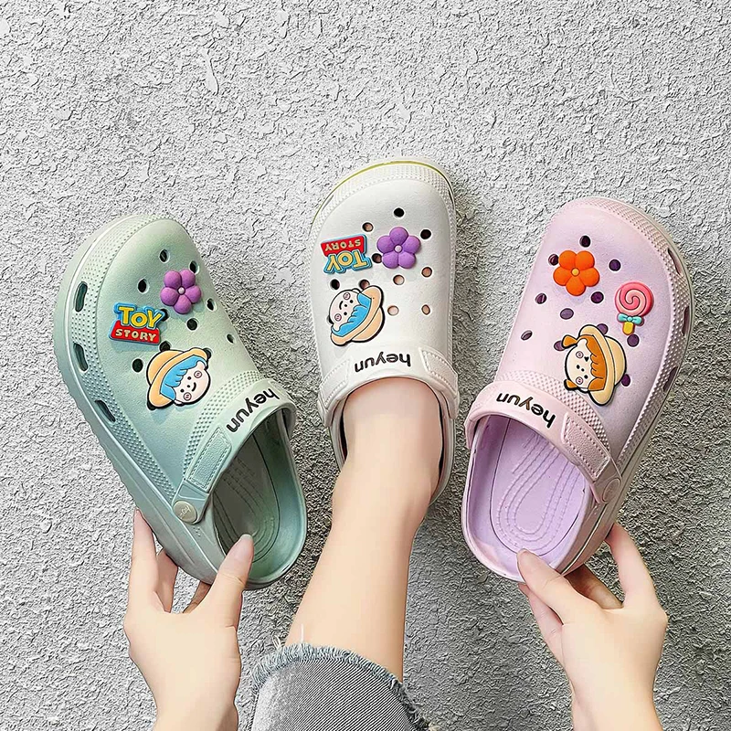 Shoes Sandals Women Garden Shoes 2022 Platform Anti-slip Nurse Shoes Slippers Designer Sandals Slides Beach Sandaleas De Mujer