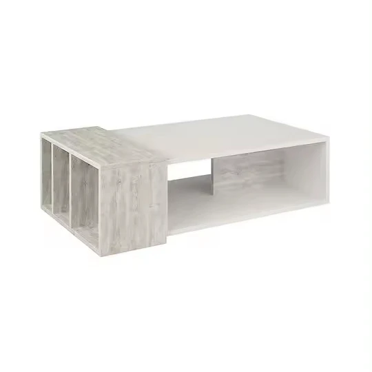 

Minimal Design Rectangular Wooden Coffee Table Sofa Side Table for Living Room Furniture