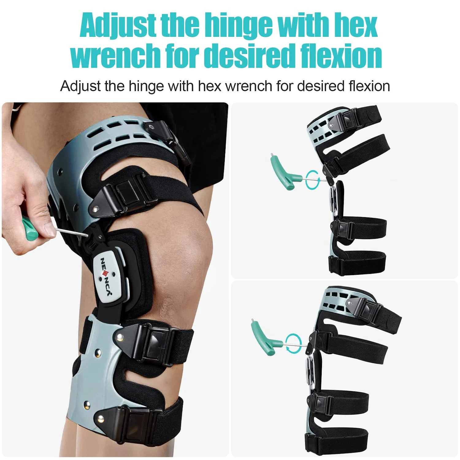 NEENCA OA Unloader Knee Brace Support for Arthritis Pain Osteoarthritis Cartilage Defect Repair Avascular Necrosis