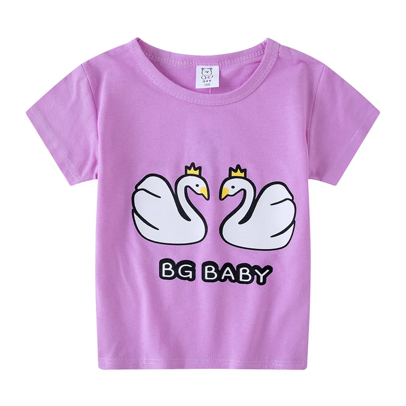 Children\'s Clothing Boys Girls T-Shirt Kids Clothes Cartoon Summer Tops Long Sleeve Baby Clothing Spring Cotton Ropa De Niña