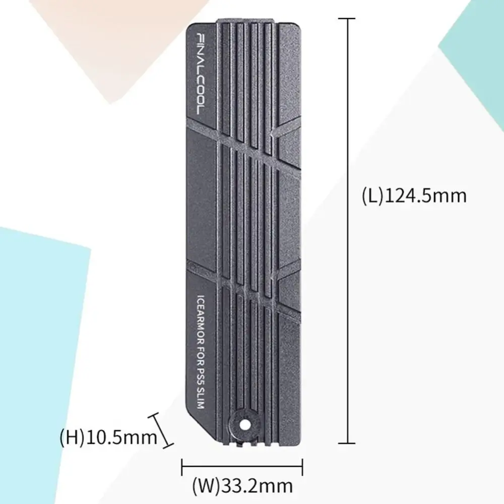 Accessories Aluminum Alloy SSD Heat Sink Heatsink Cooling NVMe SSD Radiator SSD Cooler for PS5 slim/ PS5 Pro