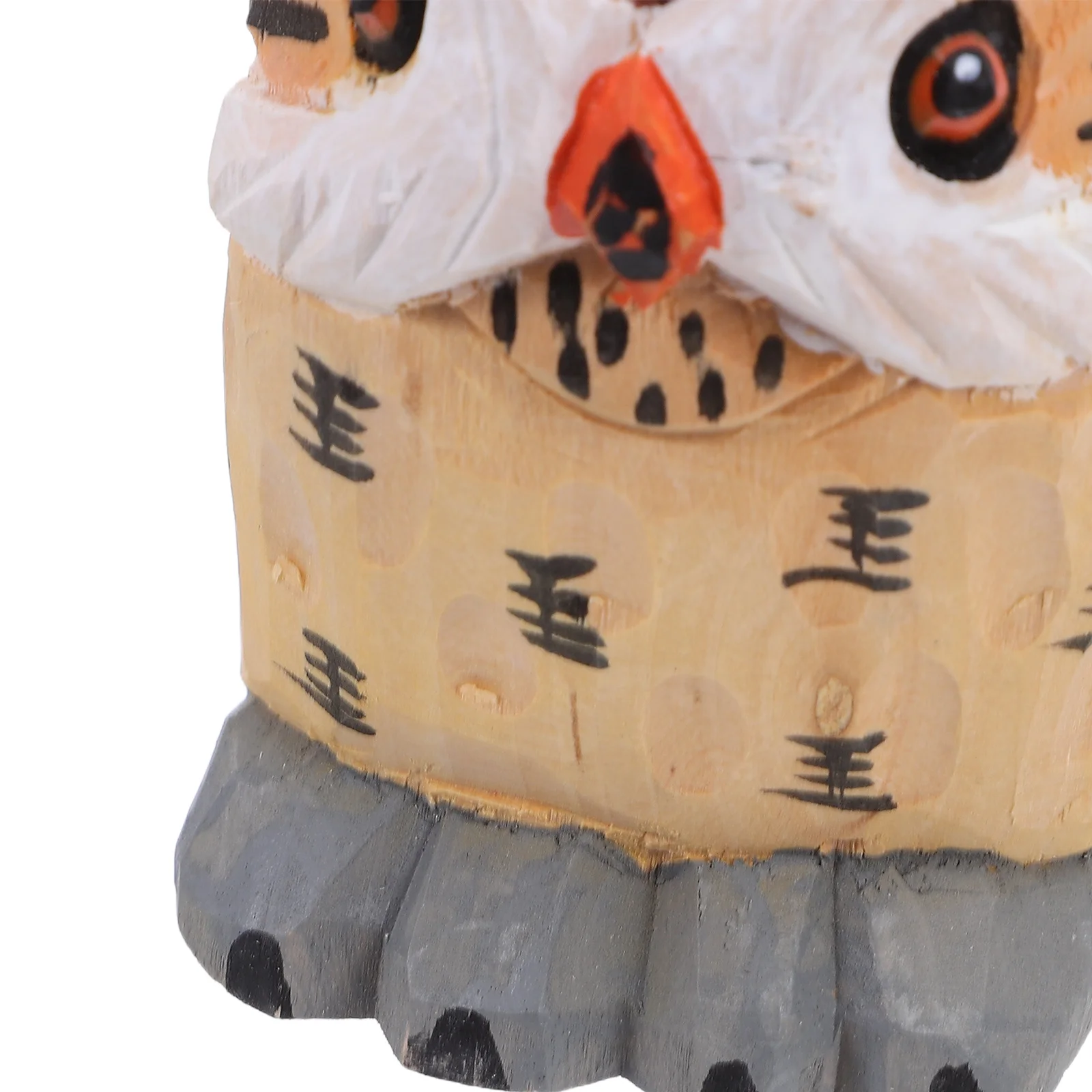 حامل أقلام على شكل بومة خشبية مصنوع يدويًا - منظم مكتب فريد من نوعه للقرطاسية - تخزين فعال لسطح المكتب بملمس طبيعي -