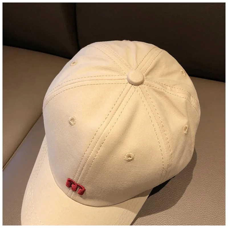 

Korean Kids Baseball Hat INS Embroidered Sun Hat Kids Summer Hat Cotton/Polyester Peaked Cap For Beachwear Outdoor
